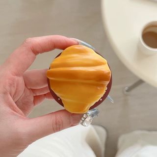 INS Trái Cây Mùa Hè 3D Silicon Từ Tính Có Thể Thu Vào Điện Thoại Cầm Chân Đế Dễ Thương Chuối Nho Bánh Mì Táo Bánh Mì Bánh Donut Durian Sushi
