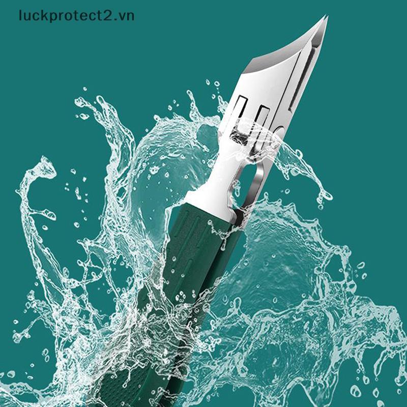 # luckpro # Nail Clipper Slant Mouth Anti Splash Pointed Nail Clippers Large Diagonal Sharp Nail Kéo cắt móng tay cho rãnh móng tay.