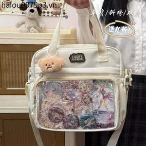 Nhật Bản Cô Gái Dễ Thương Sinh Viên Túi Đeo Vai Di Động Nữ Trong Suốt Túi Đau Dung Tích Lớn Ba Lô Kép