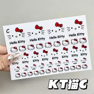 Hello Kitty Chuyển Miếng Dán Kitty Hoạt Hình Dễ Thương Chống Thấm Nước Chống Mài Mòn Cốc Nước Vỏ Điện Thoại Tai Nghe Trang Trí Chuyển Miếng Dán 26.3.26