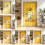 Rèm cửa Pompompurin dễ thương Rèm Polyester nhẹ cho phòng ngủ Phòng khách Máy chăm sóc dễ dàng có thể giặt được