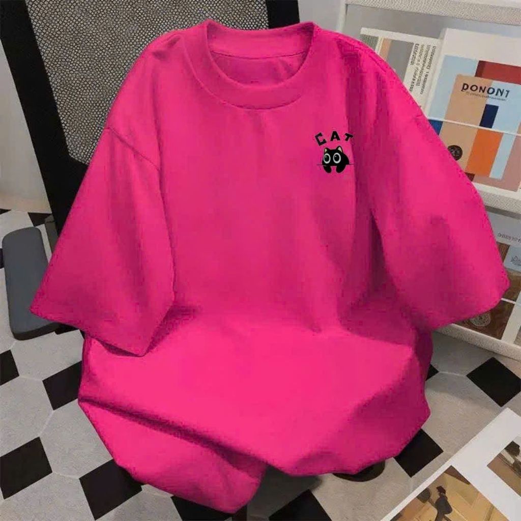 Áo phông basic tay lỡ thời trang, unisex chữ FUN FUN in ng ự c-Thoitrangaophong