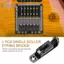 Toyuvn Cầu lăn Guitar Chất liệu kim loại trượt bền và chắc chắn với cờ lê cho