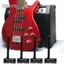 toyuvn Mingzhe Đàn Guitar Điện Bass Cầu Yên Ngựa Thay Thế Kim Loại Bóng Phụ Kiện Nhạc Cụ Cho Người Chơi Guitar (Đen)
