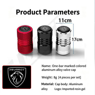 4 Peugeot Xe Van Nắp Thân Vỏ Nhôm Bánh Xe Van Mũ Bụi Lốp Vành Thân Dành Cho Xe Đạp Peugeot 308 206 208 3008 508 408 207 406 405 407 2008 5008 Phụ Kiện