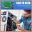 1.8 Inch 40Pin ZIF / CE SSD HDD Ổ Đĩa Cứng Sang 7 + 15 22 Pin Adapter Bảng Chuyển Đổi (R F C V)