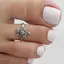 Nhẫn chân có thể điều chỉnh, thiết kế boho bãi biển dành cho nữ - phụ kiện thời trang