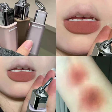 Khỏa Thân Nâu Mờ Môi Bùn Móc Khóa Son Môi Nhung Xám Hồng Son Bóng Chống Thấm Nước Lâu Dài Không Khô Gợi Cảm Màu Đỏ Son Tint Trang Điểm