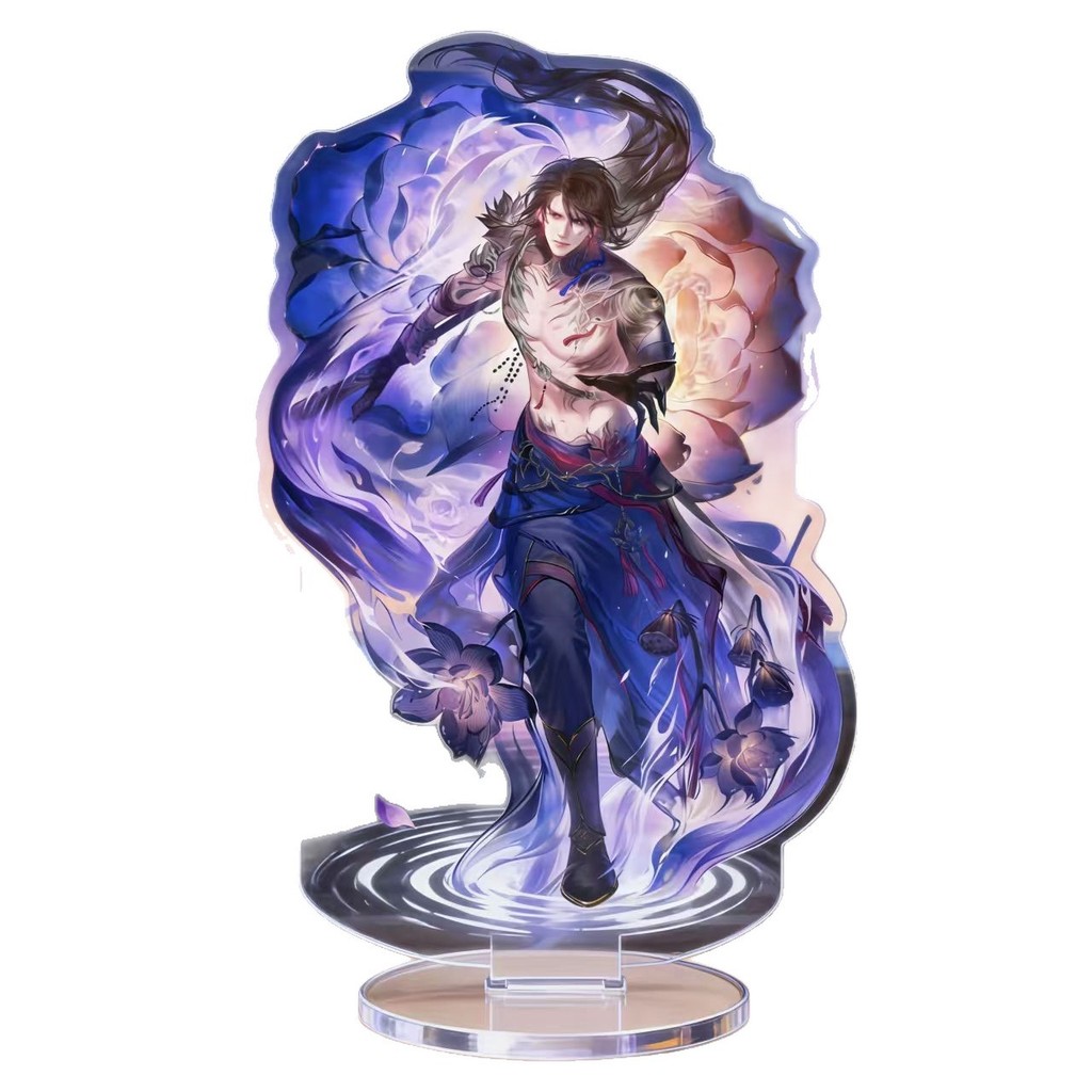 SQ11 LOVE AND DEEPSPACE Caleb Tấm Đứng Acrylic Tấm Đứng Ký Hiệu Anime Để Bàn Trang Trí