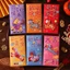 TUYỆT VỜI 6 Cái / bộ Phong Bì Đỏ, Hoạt Hình Phong Cách Trung Hoa Hongbao, Giả Thêu Giấy May Mắn Gói Tiền Lễ Kỷ Niệm Năm