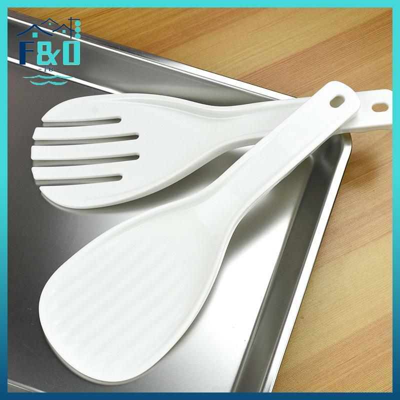 [F & O] Thìa Cơm Lớn Thìa Ăn Bằng Nhựa Chống Dính Tiện Ích Nhà Bếp Thìa Cuộn Tay Xẻng Cơm Đồ Dùng Nhà Bếp Nĩa Cơm Dày {vn}