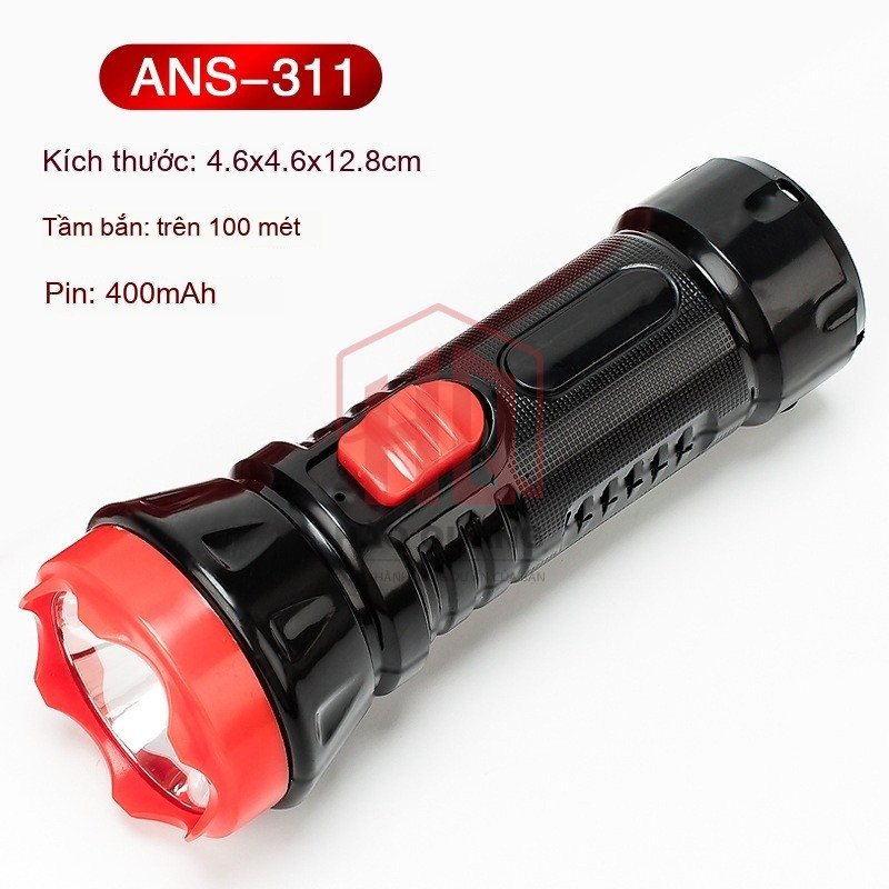 Đèn Pin LED Cầm Tay Siêu Sáng – Ánh Sáng Mạnh, Tiết Kiệm Pin, Bền Bỉ