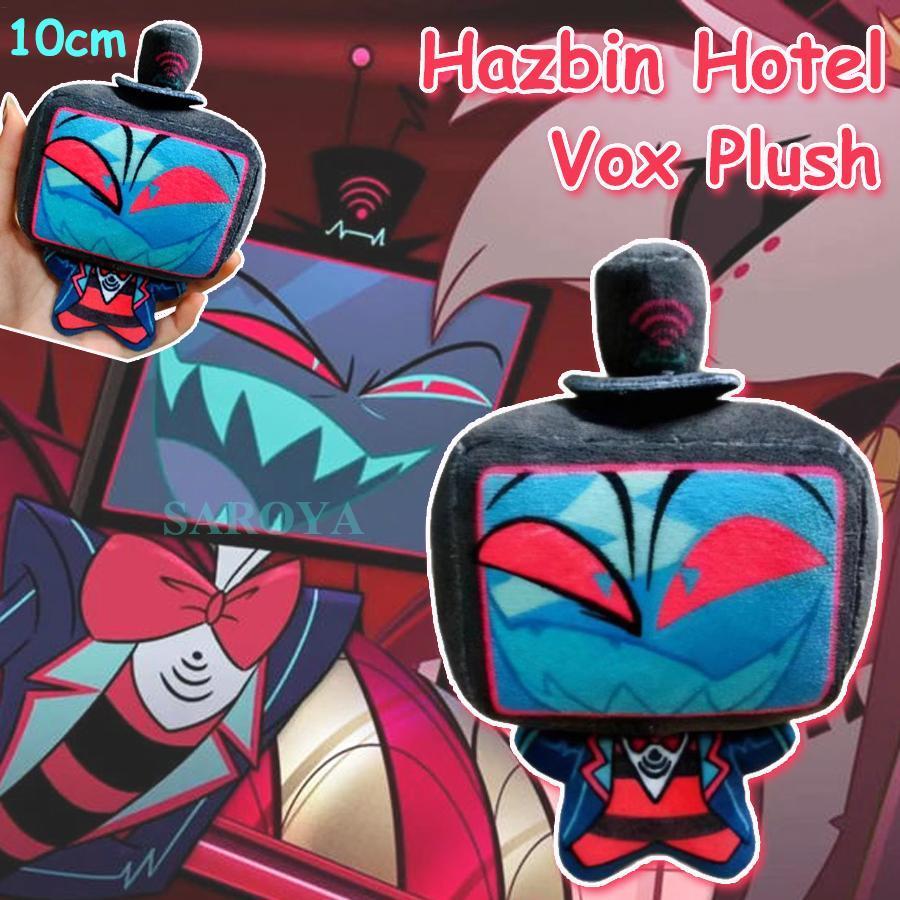 Hazbin Hotel Vox Plush-10cm VOX Nunu In Hình Cơ Thể Địa Ngục Nhà trọ Alastor Búp Bê Trẻ Em Đồ Chơi Hợp Thời Trang