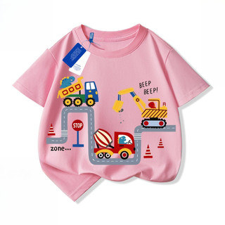 COD✅ (Hồ Chí Minh)DREAMY BABY 💥 Xu hướng hot 2026 Áo thun trẻ em NASA họa tiết xe xúc 100% cotton UnisexGiao hàng ngay