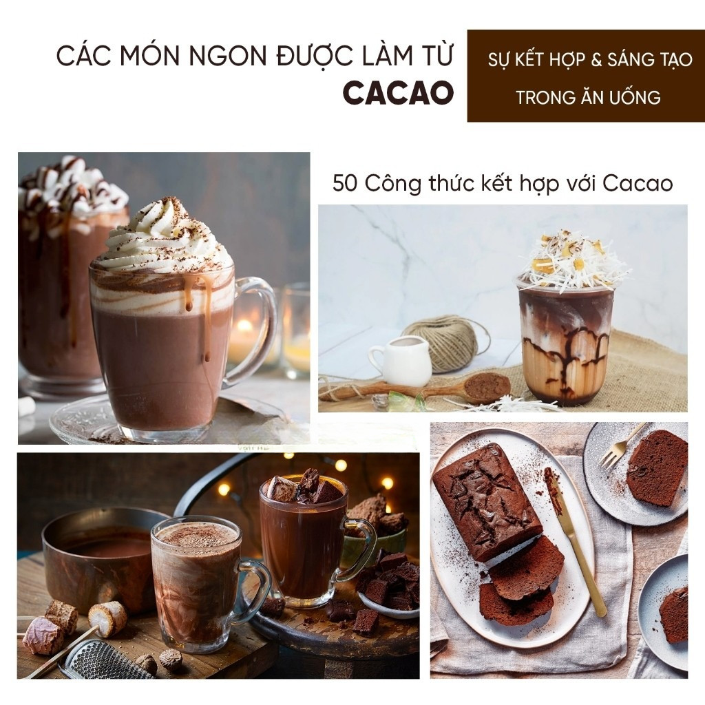 Bột Cacao Nguyên Chất Master Thơm Ngon Đậm Đà Gói 500g, Nguyên Liệu Pha Chế Cao Cấp, Bổ Dưỡng