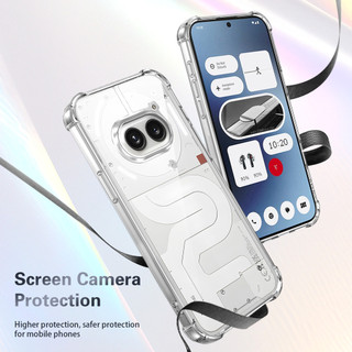 For Nothing Điện thoại 2A / 2A Plus Ốp lưng cứng pha lê trong suốt chống rơi 4 chiếc Vỏ mỏng chống sốc