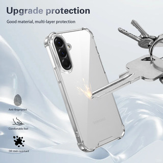 Dành Cho Samsung Galaxy A26 / A56 / A57 / M56 5G / M16 / M36 / F16 / F36 Ốp điện thoại Pha Lê Trong Suốt Cứng Chống Mài 4 Vỏ Mỏng Chống Sốc