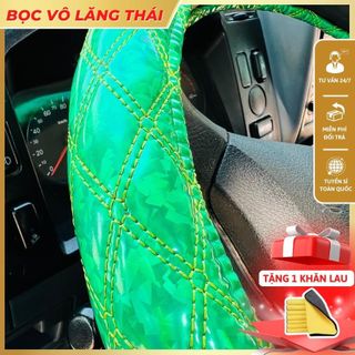 Bọc Vô lăng Thai nhiều mầu xe con, xe tải size 36-49cm Nội Thất