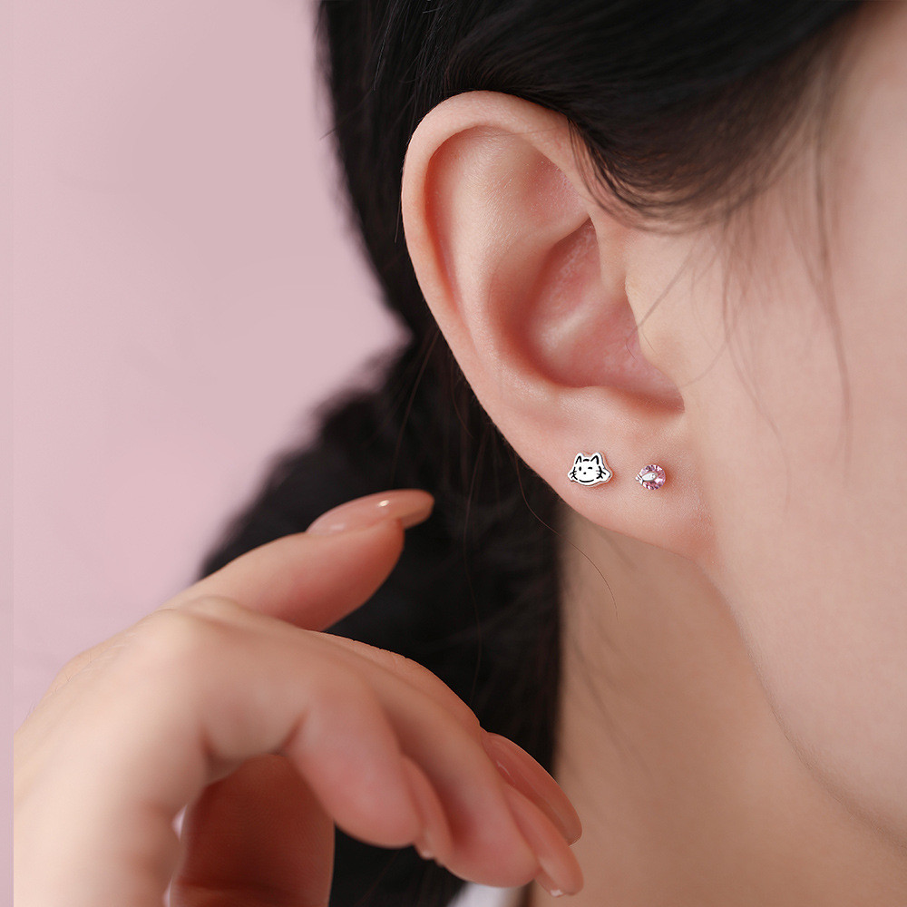 Bông tai cá mèo nhẹ nhàng và tinh tế S999