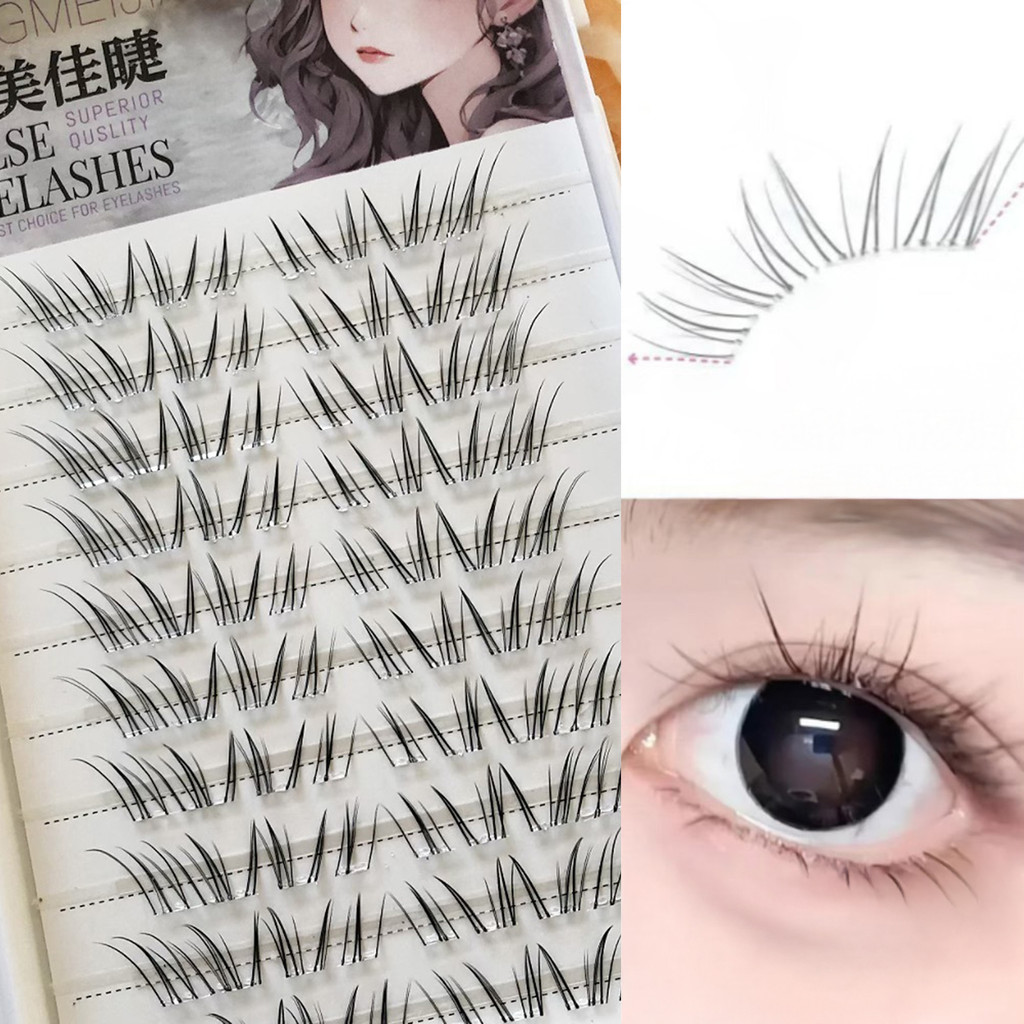 COD✨Lông mi trên Nhìn tự nhiên Nhẹ phóng to mắt để sử dụng và chụp ảnh hàng ngày