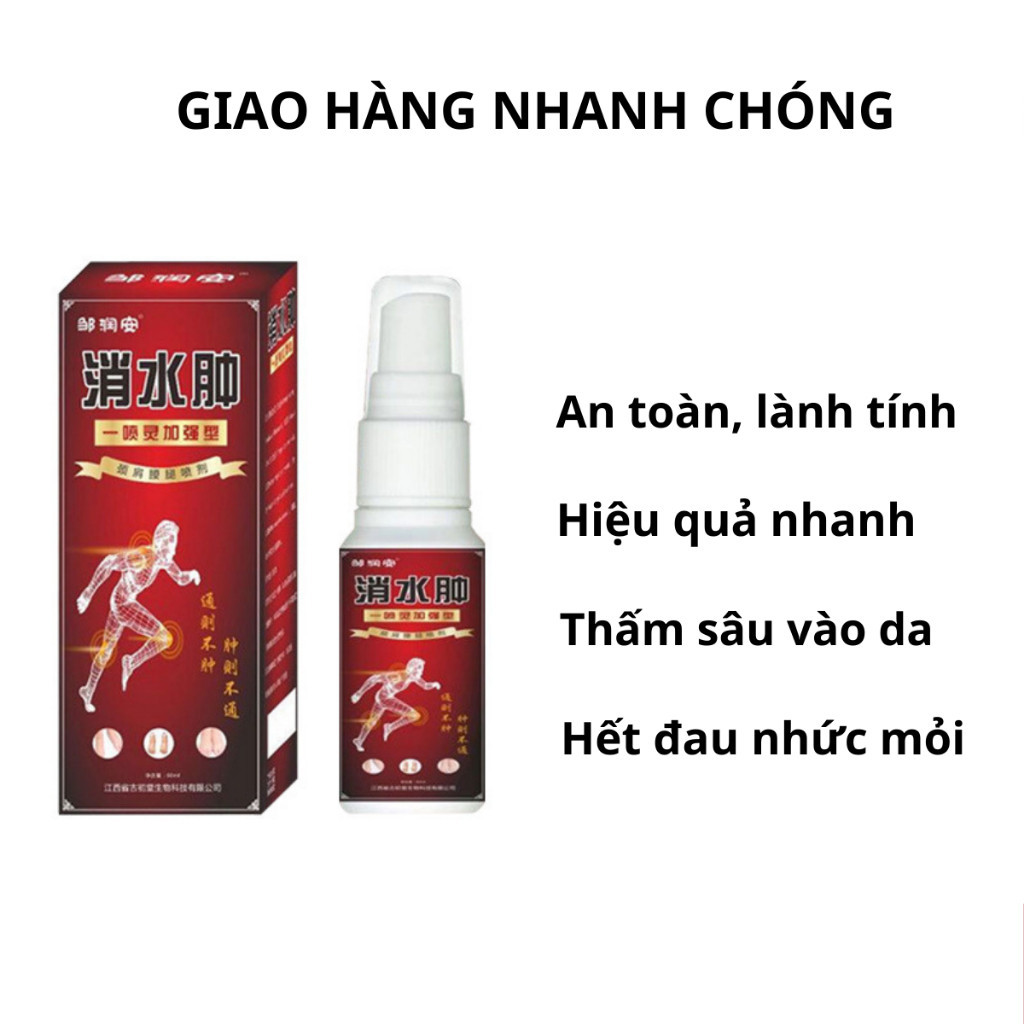 Xịt thảo dược đánh bay đau nhức tê bì các khớp trên cơ thể mang lạI cơ thể dẻo dai