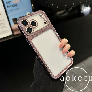 Ốp điện thoại trong suốt có điểm nhìn lớn sang trọng phù hợp cho iPhone 13 14 15 16 17 Pro Max trong suốt toàn bộ ống kính bao gồm chống rơi TPU mềm