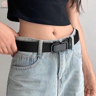 Thắt lưng nam vải cao cấp với khóa tự động, phù hợp cho quần áo thể thao và bảo hộ lao động