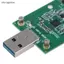 1Pc Mini USB 3.0 sang PCIE mSATA SSD gắn ngoài Thẻ chuyển đổi băng tải PCBA Đẹp