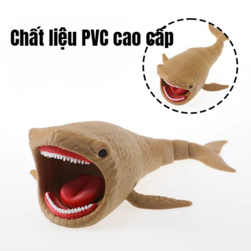 Mô hình 3D quái vật biển – Khớp động linh hoạt, chất liệu PVC an toàn, đồ chơi sưu tầm, quà tặng cho trẻ em