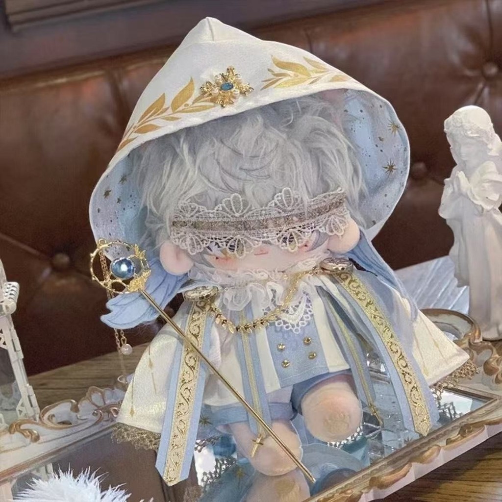 Quần áo búp bê Cotton 20cm Quần áo trẻ em Áo choàng phù hợp với búp bê Trang phục dễ thương Nhà tiên tri Metaphor Không có thuộc tính 4.3