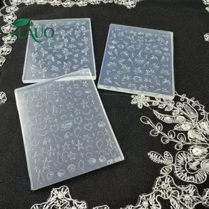 Springevenstar 1 Cần Cẩu Thiên Nga Conch Khuôn Làm Móng Tay Silicon Làm Đẹp Đuôi Cá Ốc Sao Biển Móng Tay Nghệ Thuật 3D Trang Trí DIY Khuôn Làm Móng Springevenstar