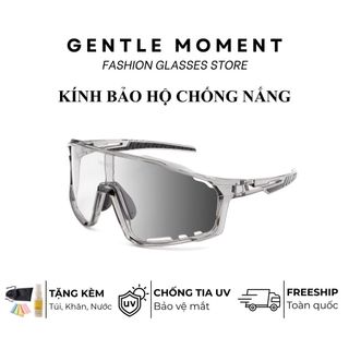Kính chống bụi đổi màu ngày đêm GENTLE MOMENT chống tia UV giảm chói thể thao ngoài trời kính bảo hộ đạp xe GMF139