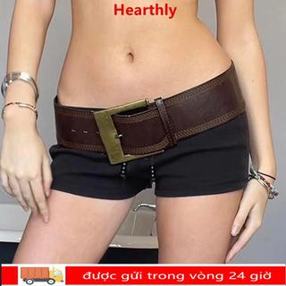 Pin Khóa Thắt Lưng Da Rộng - Thiết Kế Sang Trọng và Vintage, Phù Hợp Làm Quà Tặng