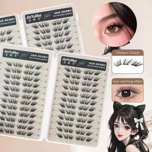 Lông Mi Giả Dung Tích Lớn Mỏng Đen C Curl Nhìn Tự Nhiên Lông Mi Giả Cho Nữ