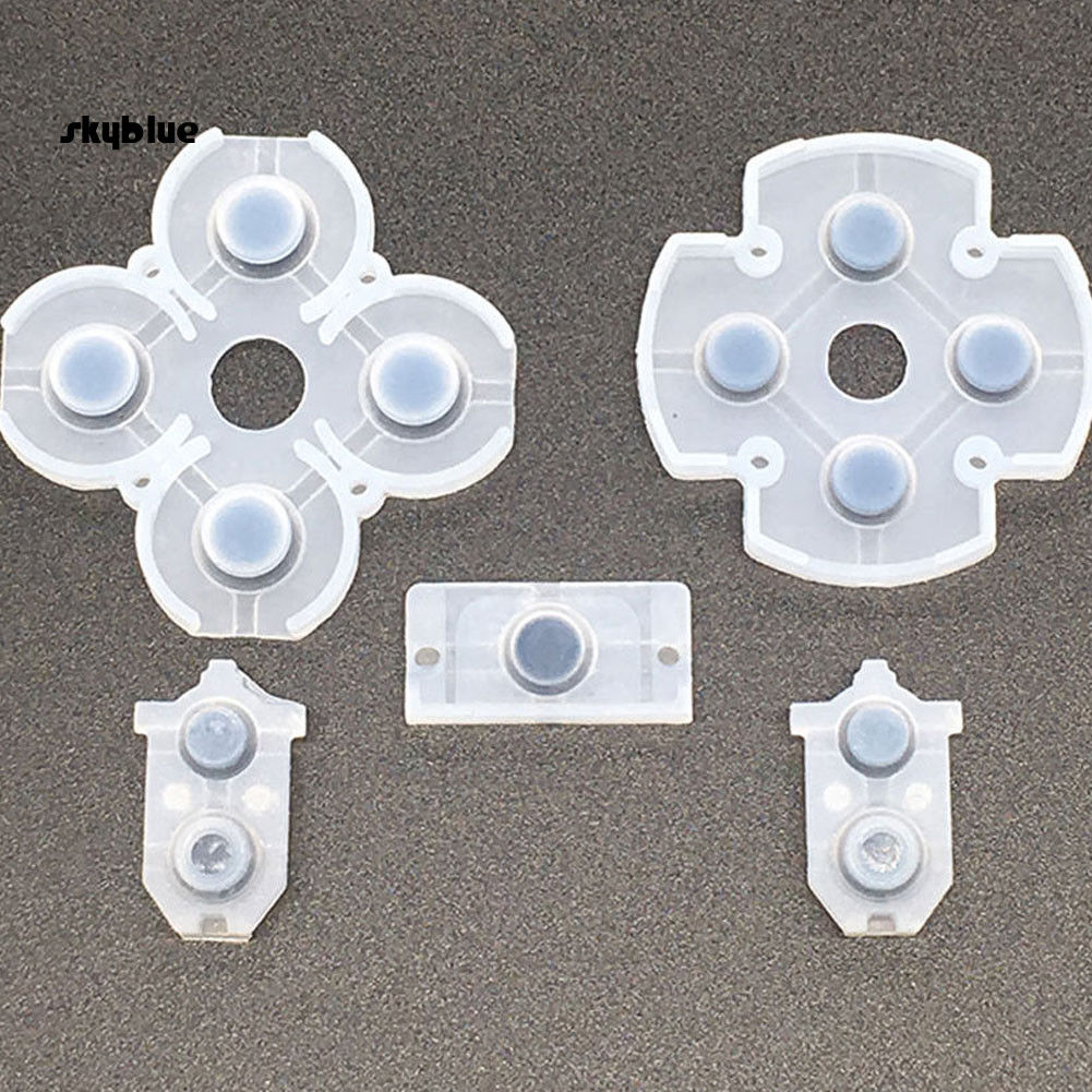 [Sy] Bộ phận thay thế trò chơi Bộ điều khiển nút tay cầm chơi Game Miếng đệm dẫn điện cho SONY PS4