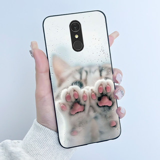 Ốp Lưng Cho LG Q7 / Q7 Alpha Q7a / Q7 Plus Q7 + Ốp Điện Thoại Thẩm Mỹ Sang Trọng Dễ Thương Thoáng Mát Bé Trai Bé Gái Đen Mờ Mềm Ốp Lưng Silicon