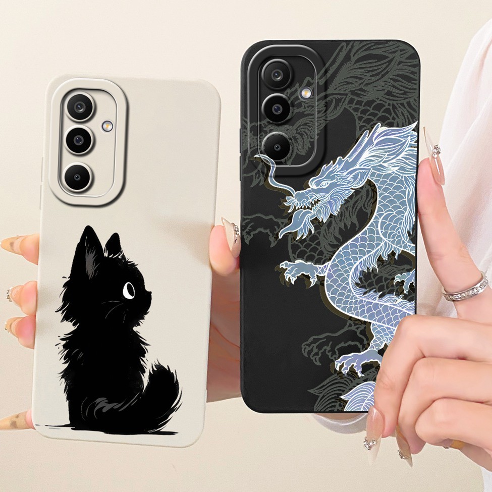 Dành Cho Samsung Galaxy M16 5G M166P Ốp Lưng Cho Samsung Galaxy F16 5G E166P Ốp Điện Thoại Silicon Sơn Ngộ nghĩnh Dễ Thương