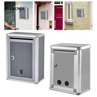 Garende Chống Rỉ Khóa Hộp Thư Kim Loại Treo Tường Dung Tích Lớn Hộp Bưu Chính Cho Căn Hộ Cộng Đồng Ngoài Trời Chữ Báo