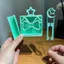 AMBU Cầu Chì Hạt Aligner Khay Bộ, DIY Hạt Nhựa Đậu Xẻng Tấm, Hình Hươu Handmade Cầm Tay Cầu Chì Đậu Chọn Khay Handmade Hạt Đồ Chơi