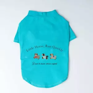 【Ready Stock】 Big Dog Spring and Autumn Thin T-shirt Golden Retriever Labrador Border Collie Summer Soft Breathable Dog Clothes YFbn