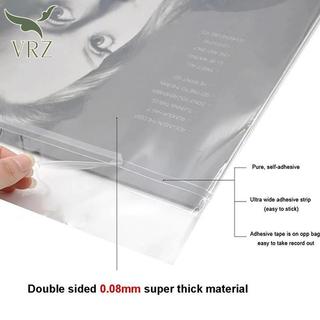 VRZ 50 Chiếc 12 Inch Trong Suốt Vinyl Ghi Bảo Vệ LP Vinyl Ghi Tự Dính Túi Nhựa Bên Ngoài Tay Cho Băng CD Bảo Vệ Tay Áo HOT