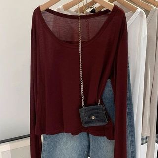 Tencel Lyocell Áo Thun Top Chống Nắng Cho Nữ - Thu Đông 2026