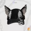 Nhẫn sắt y2k phong cách dark punk &amp; grunge, kèm mũ tai dài doberman pinscher và mũ bóng chày thẩm mỹ mới