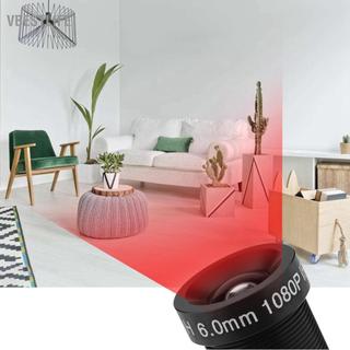 VBESTLIFE Serounder 6 mm 1080P 2MP 24HR IR Ống kính quan sát 58 FOV Camera IP đen lấy nét cố định (M12x0.5)