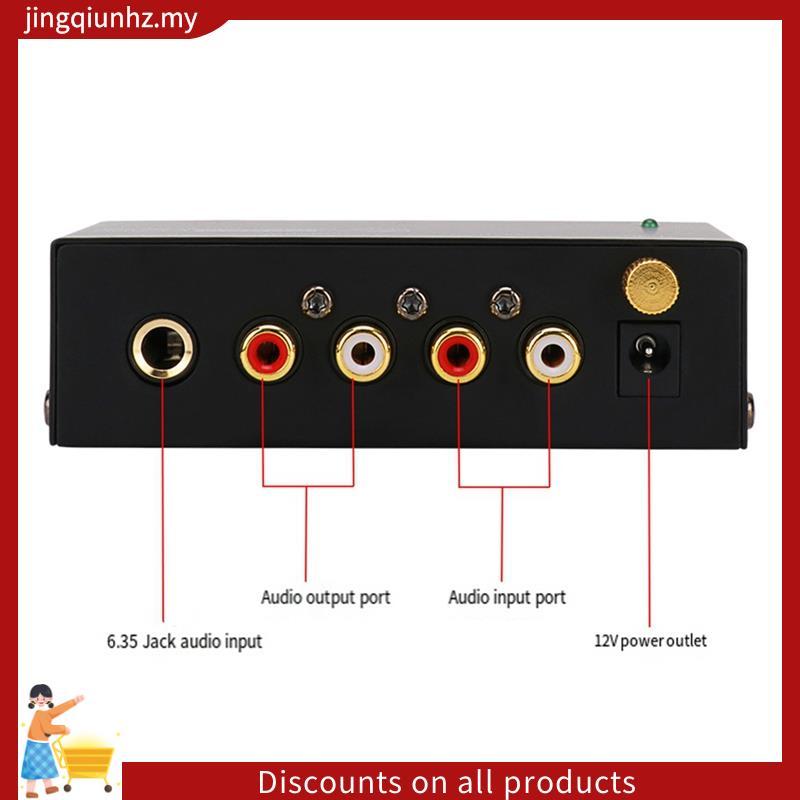 Bộ khuếch đại tiền khuếch đại Phono siêu nhỏ PP400 có giao diện cho loa khuếch đại ống bàn xoay Phích cắm EU