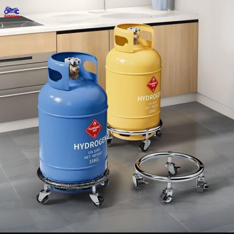 XOITOP Đế Xi Lanh Khay Bình Gas Cố Định Bằng Xoay Bình Gas Có Bánh Xe Cho Kitche Trong Nhà VN