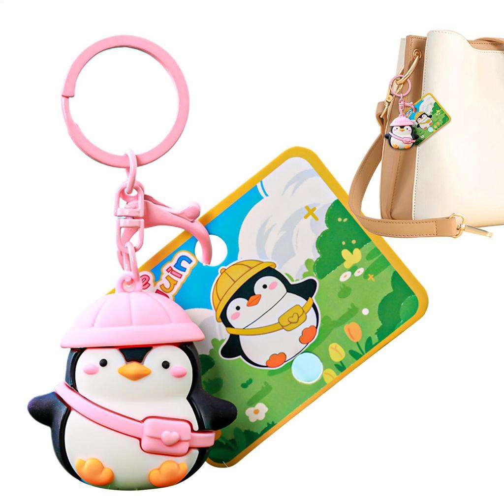 Cute Penguin Keychain Cute Penguin Backpack Keychain Men's Fashion for Birthday School Party Travel Offices junlavn