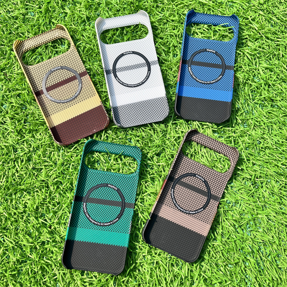 Ốp điện thoại từ tính bằng sợi Carbon siêu mỏng cho Google Pixel 10 9 Pro XL 8 7 Pro 9A 9pro 8pro 10pro cho vỏ sạc không dây