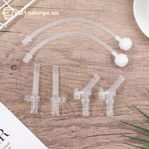 Ge 2 Chiếc Trẻ Em Chai Rơm Chất Lỏng Silicon Ăn Sippy Cốc Uống Phụ Kiện Cho Bé Trẻ Em Chai n