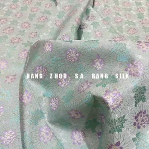 Qushui Lingbo Song Jin Vải Song Jinxian Hàng Châu Lụa Jacquard Vải Mới Phong Cách Trung Quốc Quần Áo Vải 4.16